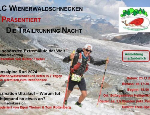 Die Trailrunning Nacht  2024 – veranstaltet vom LC Wienerwaldschnecken